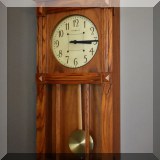 D31. Howard Miller wall clock. Model 620-185. 31”h x 18”w x 5”d  - $250 
